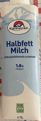 Zucker und Nährstoffe drin Korntnermilch