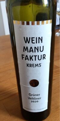 Zucker und Nährstoffe drin Weinmanufaktur krems