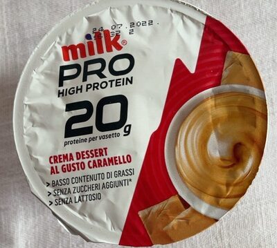 Сахар и питательные вещества в Milk pro high protein 20