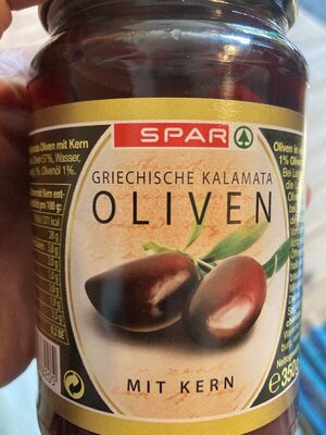 Zucker und Nährstoffe drin Kalamata spar