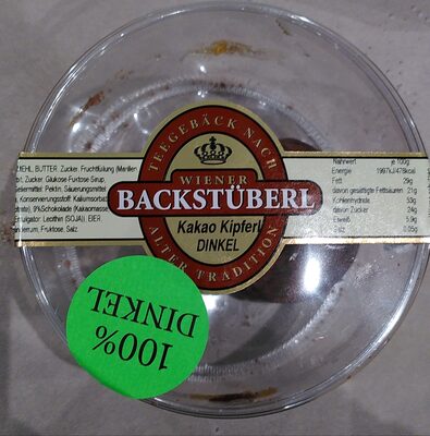 Gula dan nutrisi di dalamnya Wiener backstuberl