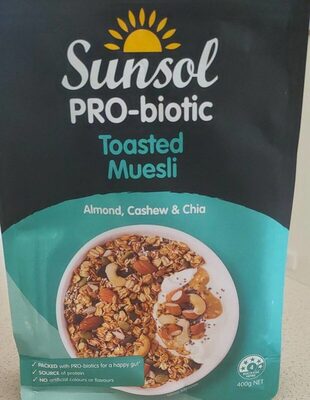 Sucre et nutriments contenus dans Sunsol