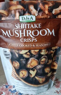 Shiitake mushroom crips