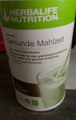 Zucker und Nährstoffe drin Herbalife